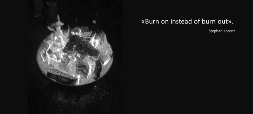 Burn on instead of burn out